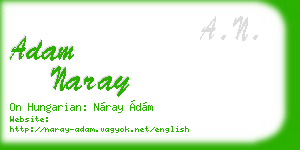 adam naray business card